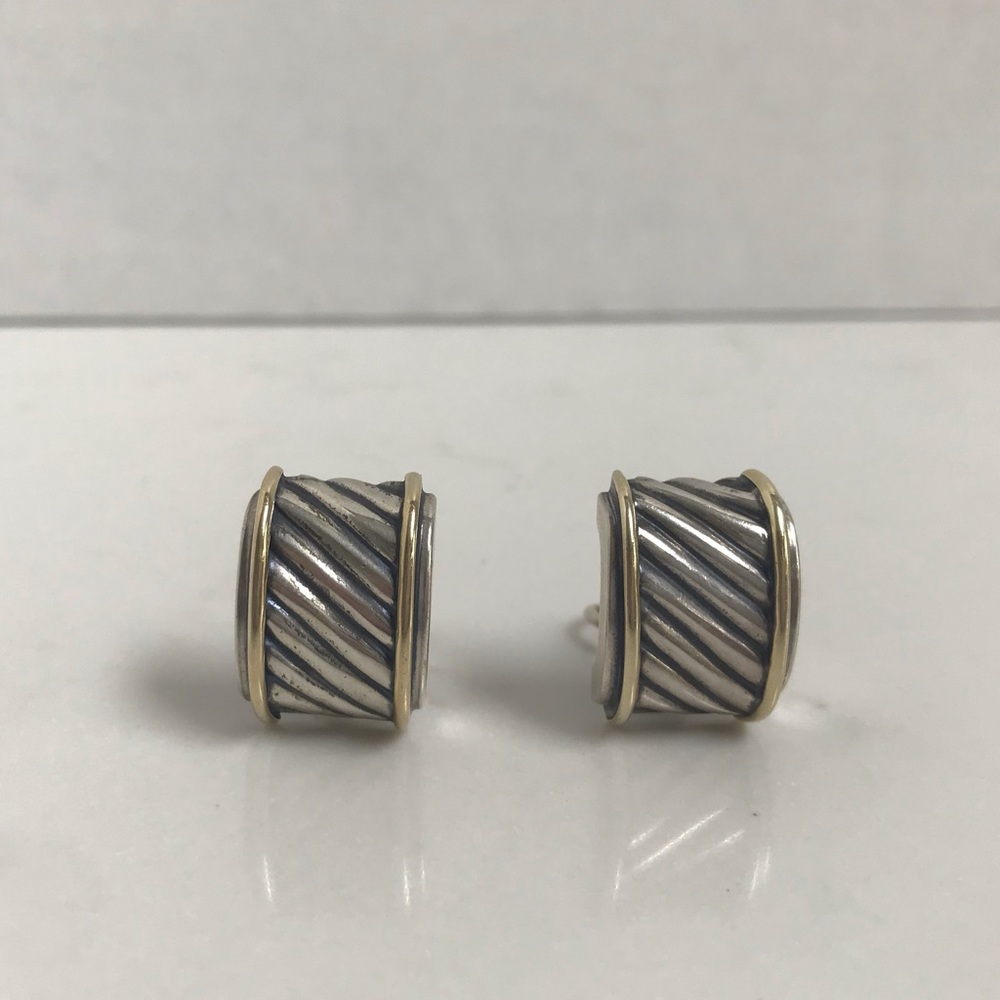 David Yurman Vintage Cigar Band Earrings